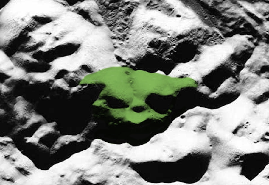 Alien Face Found In Two Apollo Photos On Moon, March 21, 2014, UFO Sighting News.