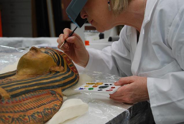 A Mummy’s Coffin Has Been Saved From Mysterious Crystal Rot