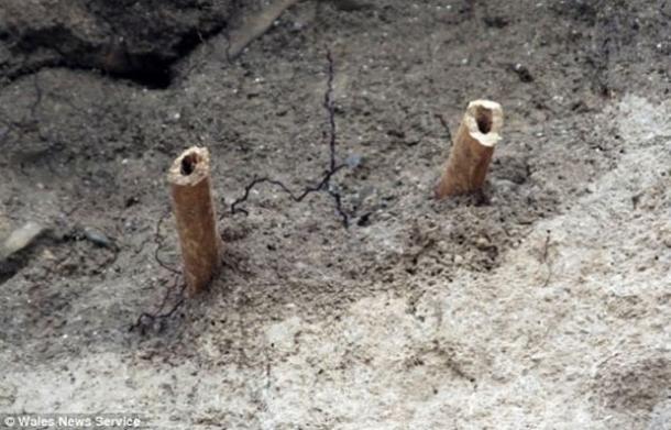 800-year-old remains of medieval monk found poking out of cliff face | Ancient Origins