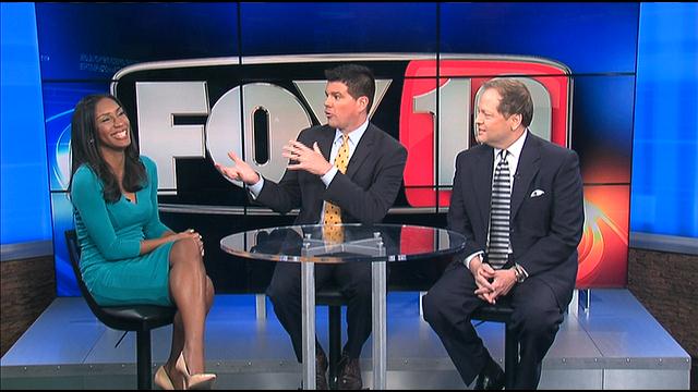 FOX19’s Jessica Brown sees a ghost in her live shot