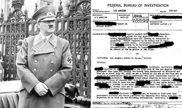 Are these classified FBI files proof ADOLF HITLER escaped by SUBMARINE to Argentina?
