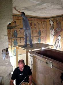 Egypt unveils exact replica of Tutankhamun’s tomb made with a 3D printer