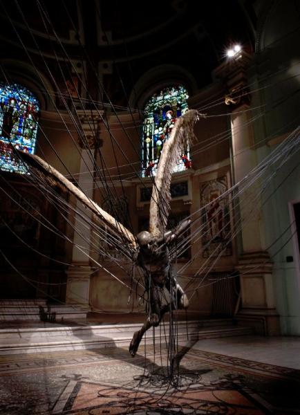 This Church Houses a Nightmarish Statue of the Devil Himself.