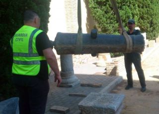 HISTORIC CANNONS RECOVERED FROM SCRAP YARD