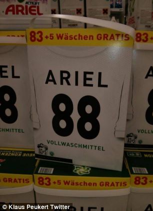 Aryan automatic! Detergent giant caught up in Nazi row after Ariel boxes feature secret far-right code in Germany | Mail Online