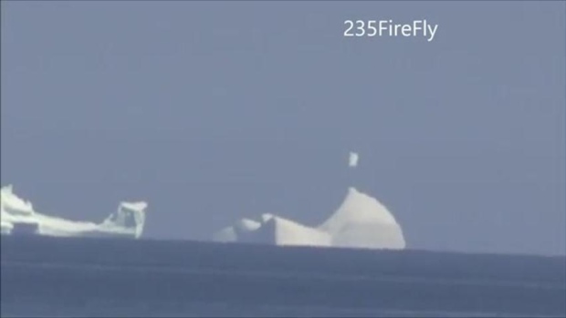 Mystery solved: Object over iceberg likely a mirage