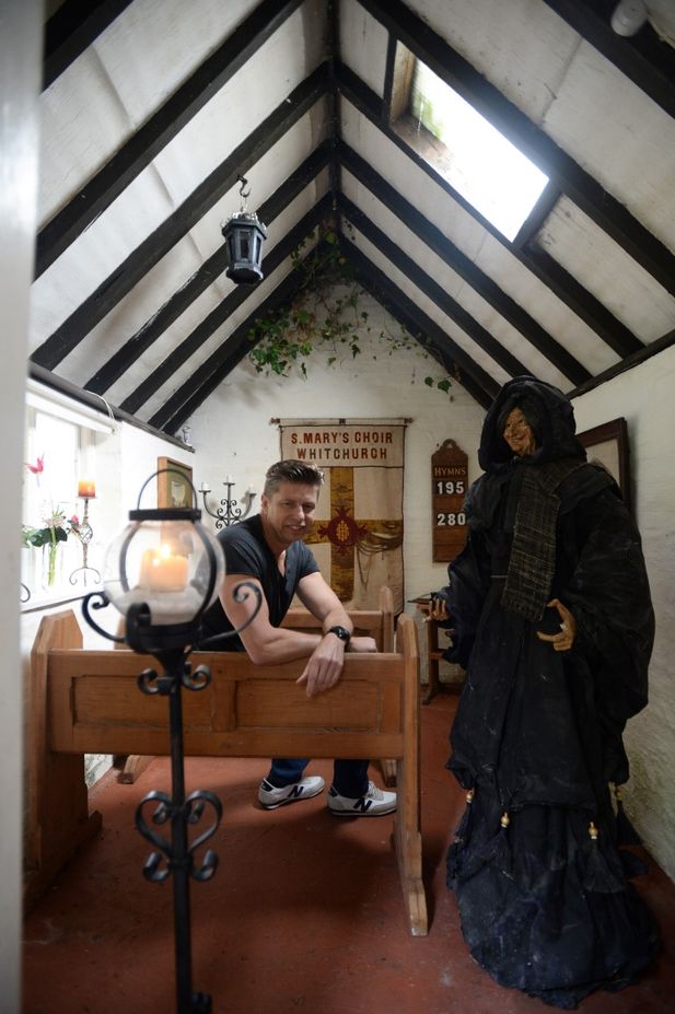 Coventry man’s garden shed is haunted chapel and comes complete with own ghost!