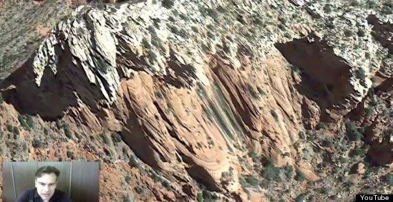UFO Conspiracy Claims This Rock ‘Face’ Is Proof Of Underground Alien Base. Um…