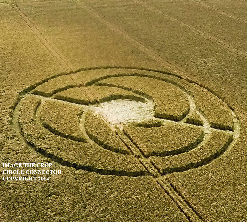 Crop Circle at Wiltshire, United Kingdom. Reported 29th June   2014