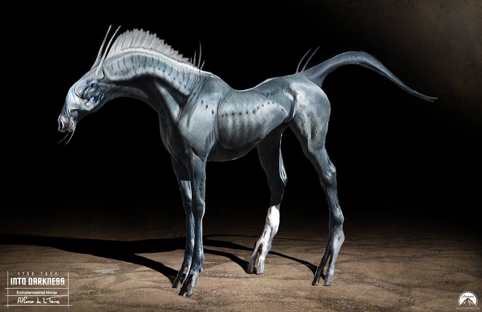 Unused Alien Horse & Fish Concept Art For STAR TREK INTO DARKNESS