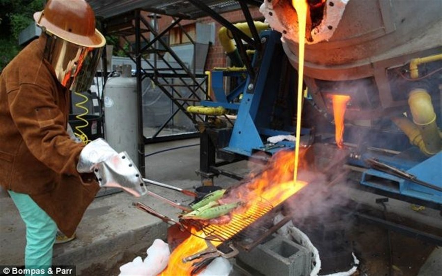 Chefs reveal how to cook steak using lava