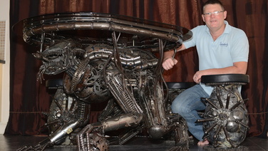 Barnsley man crafts ‘Alien’ table