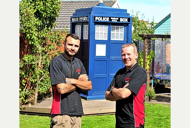 My other shed’s a Tardis – meet the men who built Doctor Who’s time machine in their garden