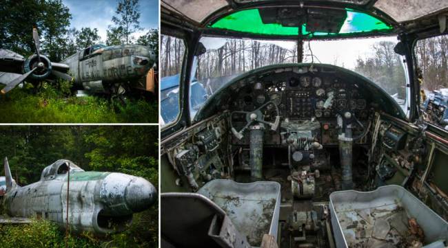 Aeroplane graveyards: These photos of abandoned planes from around the world from Khodynka Aerodrome, Russia, to Pinal Airpark, Arizona, via Newbury, Ohio, are strangely fascinating