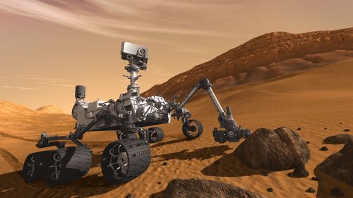 Curiosity travels through ancient glaciers on Mars