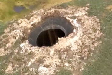 Video: Scorched hole opens up at ‘End of the World’