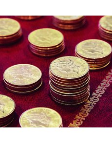 U.S. gold coins fall like rain from ceiling in French