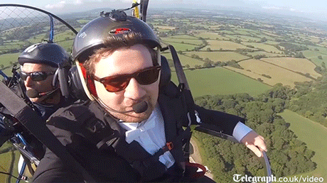 The paramotor leaps from science fiction to the skies