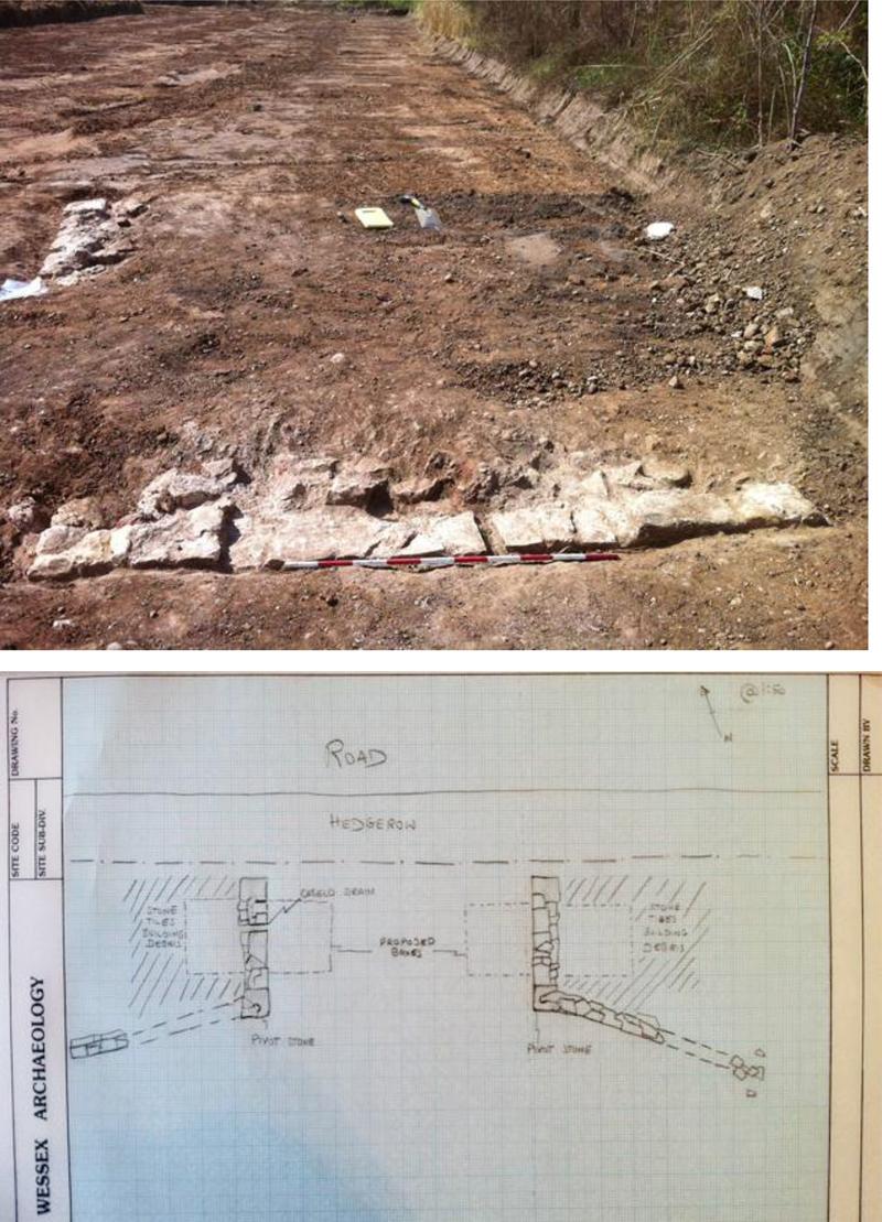 Gate May Mark Site of 17th Century Home Destroyed by Royalists