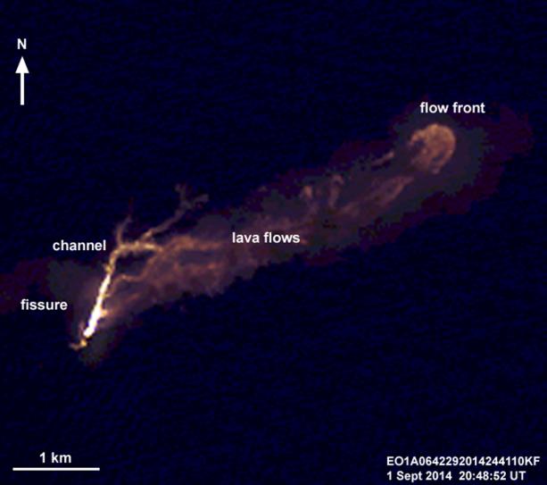 Iceland Eruption from Space