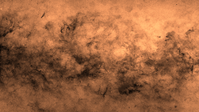 A Density Map Showing 219 Million Stars Of The Visible Milky Way
