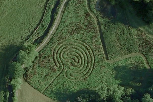 Mystery of strange pattern in ground near Coventry