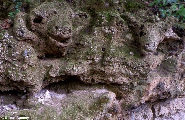 Animal heads carved into rock may been used for ceremonies by Iron Age Bulgarians