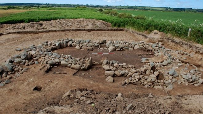 Archaeologists uncover buried village on Anglesey