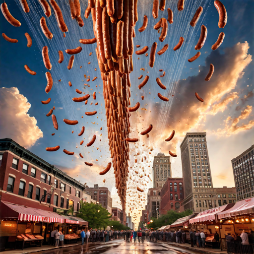 The Chicago Sausage Shower of 1894.