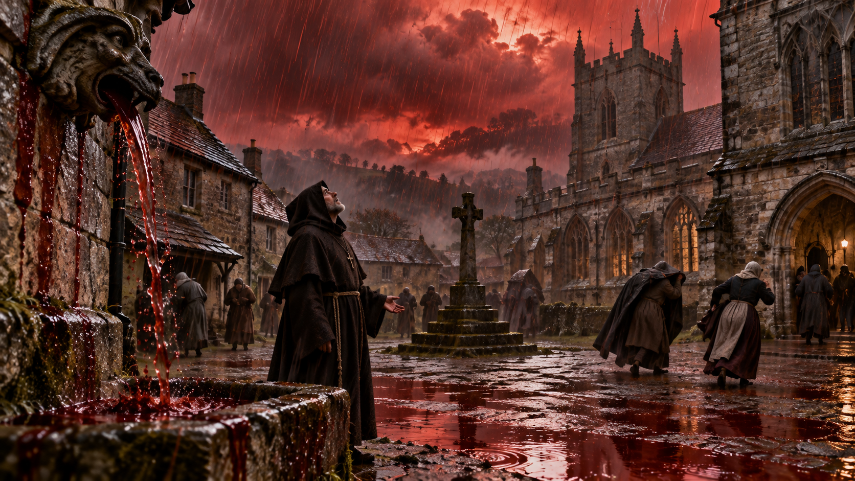 Rain of 'Blood'